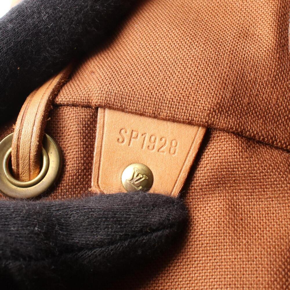 LOUIS VUITTON Brown Monogram Leather Backpack - Picture 5 of 13